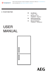 AEG RCB736E7MX Manuel D'utilisation