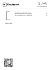 Electrolux LFB3DE12S Notice D'utilisation