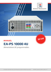 Elektro-Automatik EA-PS 10000 4U Manuel