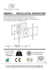 Mounting Dream HM2296-1 Instructions D'installation