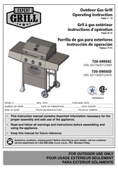 EXPERT GRILL 720-0988EC Instructions D'opération