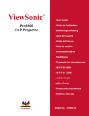 ViewSonic Pro8500 Guide De L'utilisateur