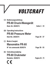 VOLTCRAFT 2620274 Mode D'emploi