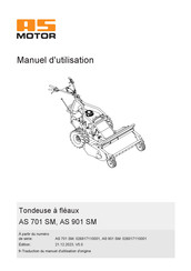 AS MOTOR AS 701 SM Manuel D'utilisation