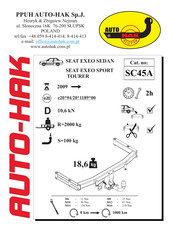 AUTO-HAK SC45A Instructions De Montage