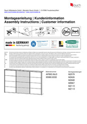 Rauch Tubona AP893.06J3 Instructions De Montage