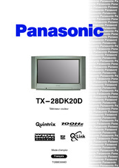 Panasonic TX-28DK20D Mode D'emploi