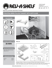 Rev-A-Shelf 5730 Serie Instructions D'installation