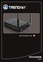 TRENDnet TEW-638APB Guide D'installation Rapide