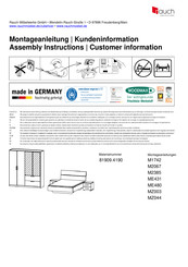 Rauch Challenger 81909.4190 Instructions De Montage