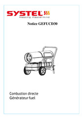 SYSTEL GEFUCD30 Notice