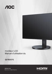 AOC Q27B3CF2 Manuel D'utilisation