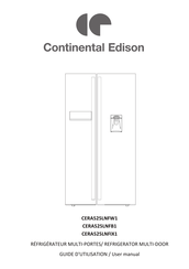 CONTINENTAL EDISON CERA525LNFIX1 Guide D'utilisation