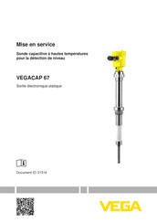 Vega VEGACAP 67 Mise En Service