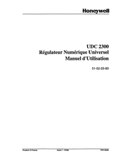 Honeywell UDC 2300 Manuel D'utilisation