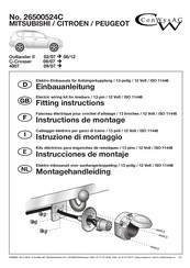 ConWys AG 26500524C Instructions De Montage