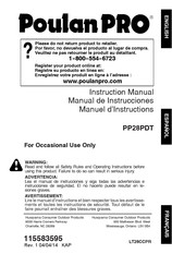 Poulan Pro PP28PDT Manuel D'instructions