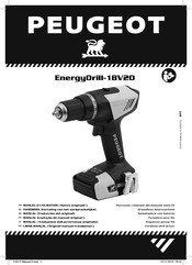 PEUGEOT EnergyDrill-18V20 Manuel D'utilisation