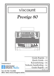 Viscount Prestige 80 Guide Rapide