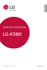 Lg K580 Guide De L'utilisateur
