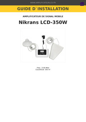 Nikrans LCD-350W Guide D'installation