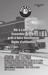 Lionel RS-3 LionChief Mode D'emploi