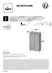 Forte HLTS721LEC Notice De Montage