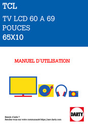 TCL 65X10 Manuel D'utilisation