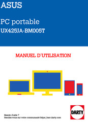 Asus UX425JA-BM005T Manuel Électronique