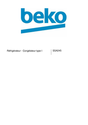 Beko SSA245 Mode D'emploi