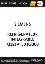 Siemens KI32LVFE0 IQ300 Manuel D'utilisation