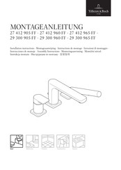 Villeroy & Boch 27 412 905-FF Instructions De Montage