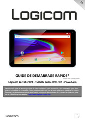 LOGICOM Tab 72PB Guide De Démarrage Rapide