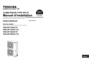 Toshiba QATO3748B Manuel D'installation