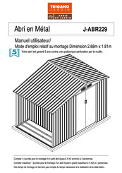 Trigano Jardin J-ABR229 Manuel De L'utilisateur