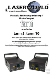 Laserworld tarm 10 Mode D'emploi