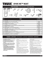 Thule SPARE ME 963XT Instructions De Montage