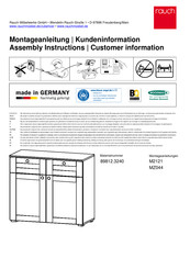 Rauch M2121 Instructions De Montage