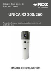 RDZ UNICA R2 260 Manuel De L'utilisateur