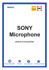 Sony ECM-W3 Notice D'utilisation