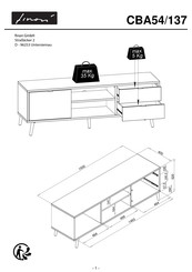 finori CBA54/137 Instructions De Montage