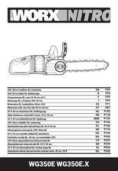 Worx Nitro WG350E Serie Notice Originale