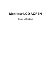 AOpen 32ED3QU Guide Utilisateur