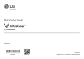 LG UltraGear 49GR85DC Guide De Démarrage Rapide