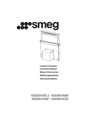 Smeg KDD90VXSE Manuel D'instructions