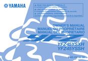 Yamaha YFZ45YSSH Manuel Du Propriétaire