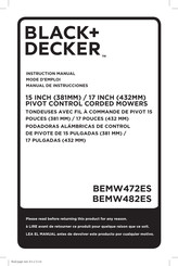 Black & Decker BEMW482ES Traduction De La Notice D'instructions Originale