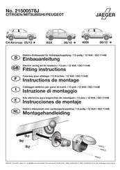 Jaeger 21500578J Instructions De Montage