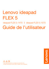 Lenovo ideapad FLEX 5-1570 Guide De L'utilisateur