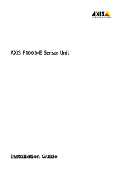 Axis F1005-E Guide D'installation